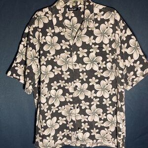 Hurley Men's Black Floral Shirt
